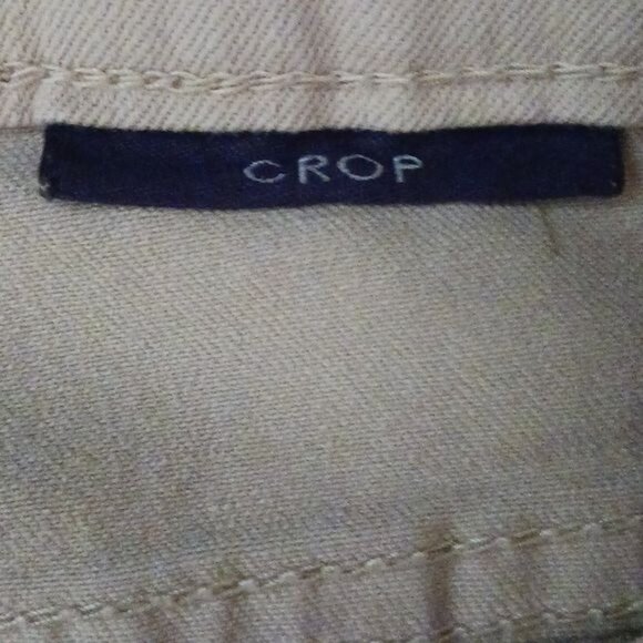 NYDJ Womens Light Tan Crop Jeans, Denim Pants, Size 4 - Picture 10 of 13